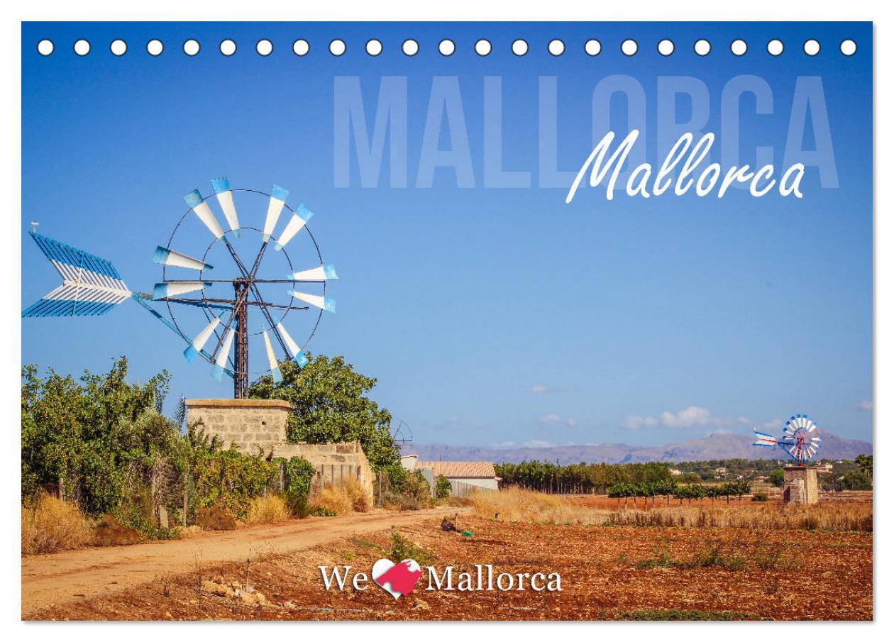 Cover: 9783435287116 | Mallorca, Mallorca (Tischkalender 2025 DIN A5 quer), CALVENDO...