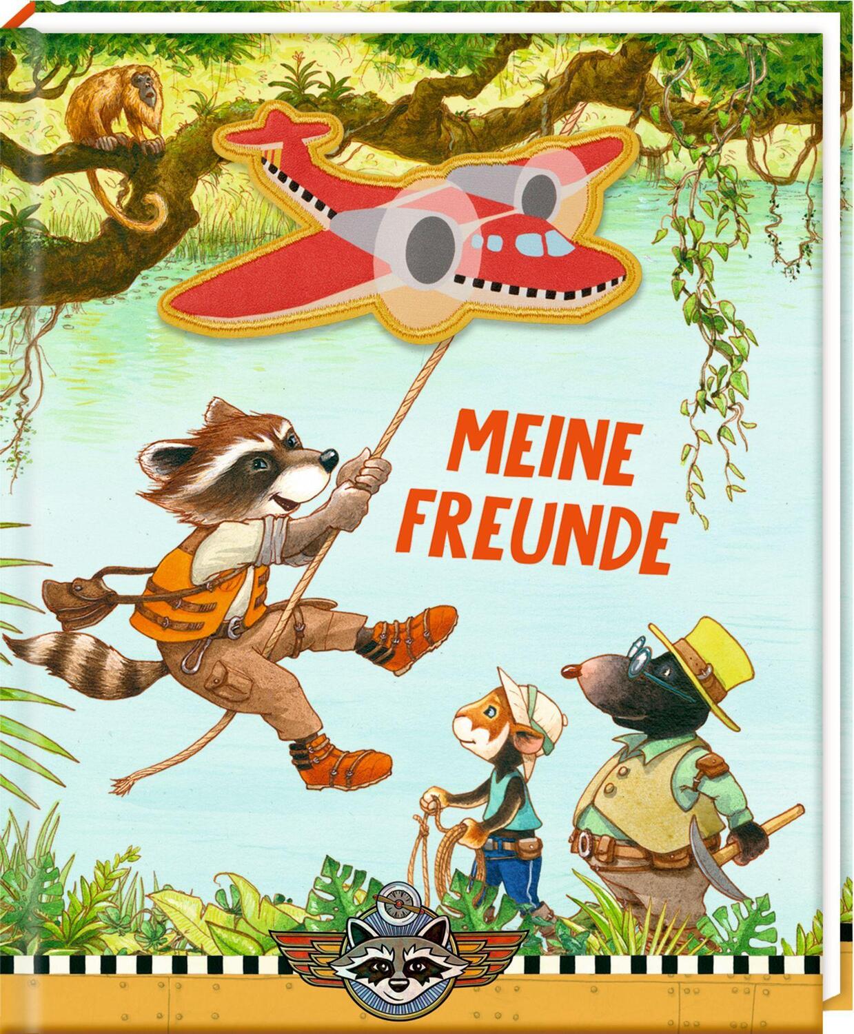 Cover: 4050003953113 | Meine Freunde | Freundebuch - Lenny Hunter - mit Flugzeug-Patch | Buch