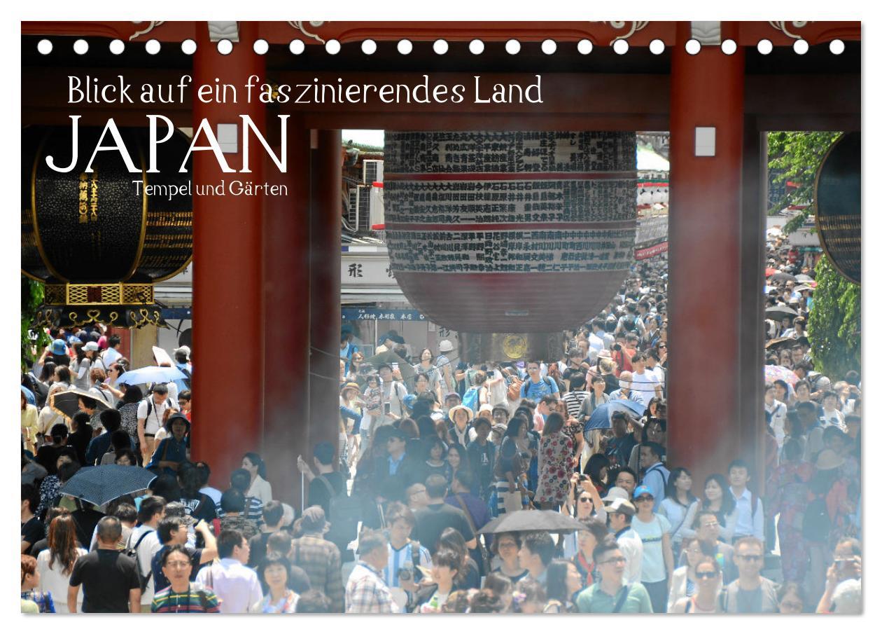 Cover: 9783383881145 | Blick auf ein faszinierendes Land - Japan 2025 (Tischkalender 2025...