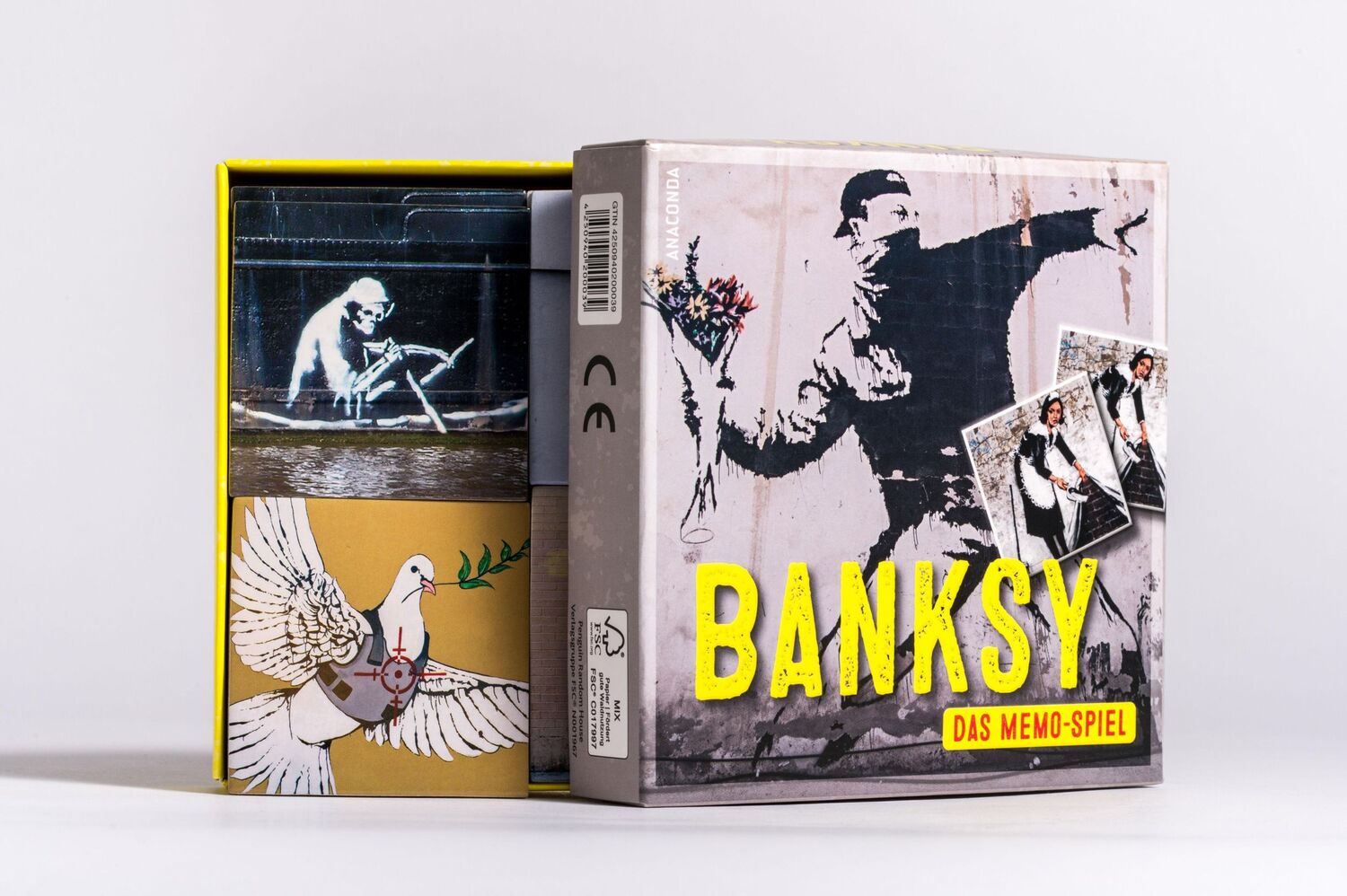 Bild: 4250940200039 | Banksy - Das Memo-Spiel | Memo-Spiel mit 40 Spielkarten im Spielkarton