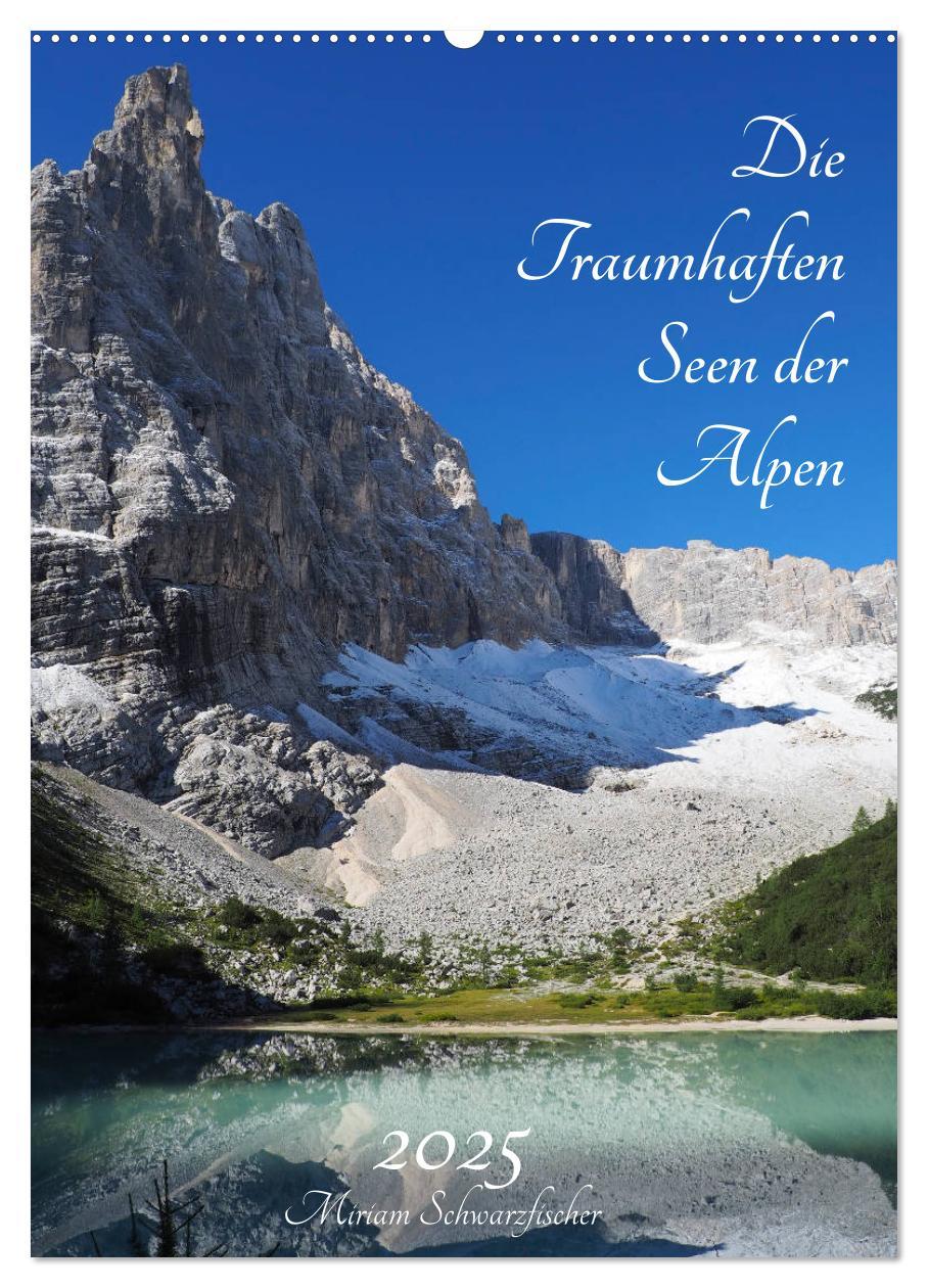 Cover: 9783435973606 | Die Traumhaften Seen der Alpen (Wandkalender 2025 DIN A2 hoch),...