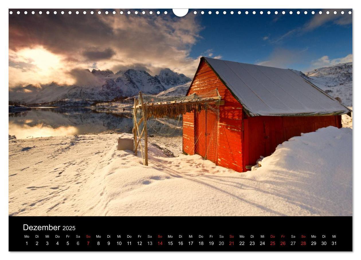 Bild: 9783435802036 | Norwegen (Wandkalender 2025 DIN A3 quer), CALVENDO Monatskalender