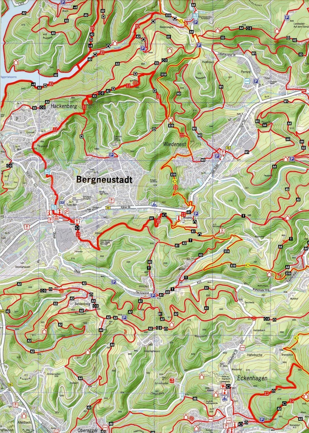 Bild: 9783936405866 | Naturpark Bergisches Land 1:25.000 | (Land-)Karte | Deutsch | 2015