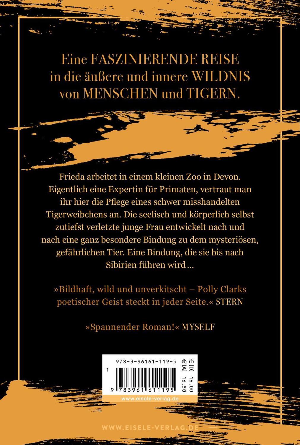 Rückseite: 9783961611195 | Tiger | Polly Clark | Taschenbuch | 432 S. | Deutsch | 2021