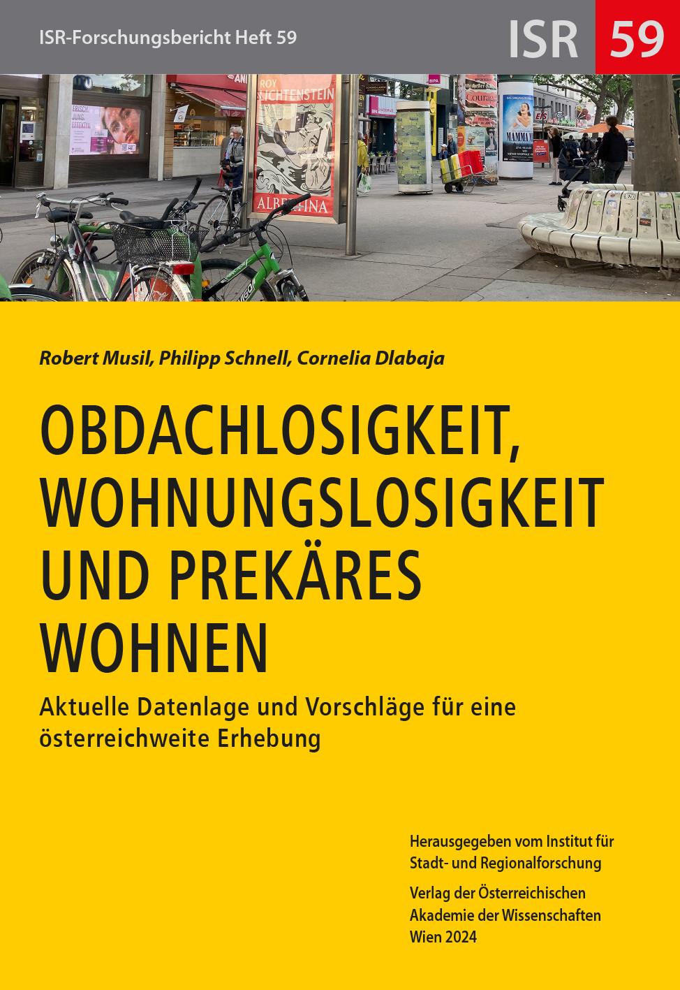 Cover: 9783700196754 | Obdachlosigkeit, Wohnungslosigkeit und prekäres Wohnen | Musil (u. a.)