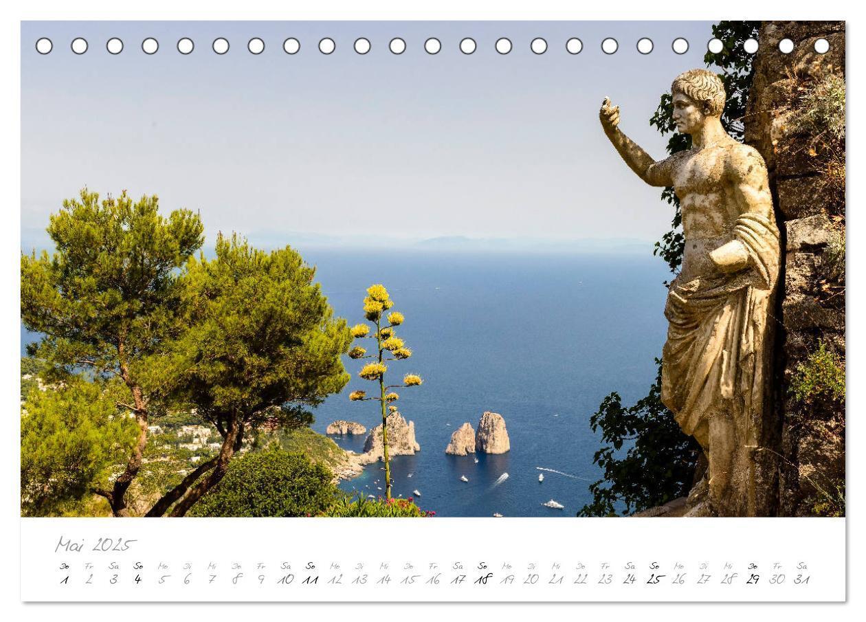 Bild: 9783435210527 | Capri, Insel der Sehnsucht (Tischkalender 2025 DIN A5 quer),...