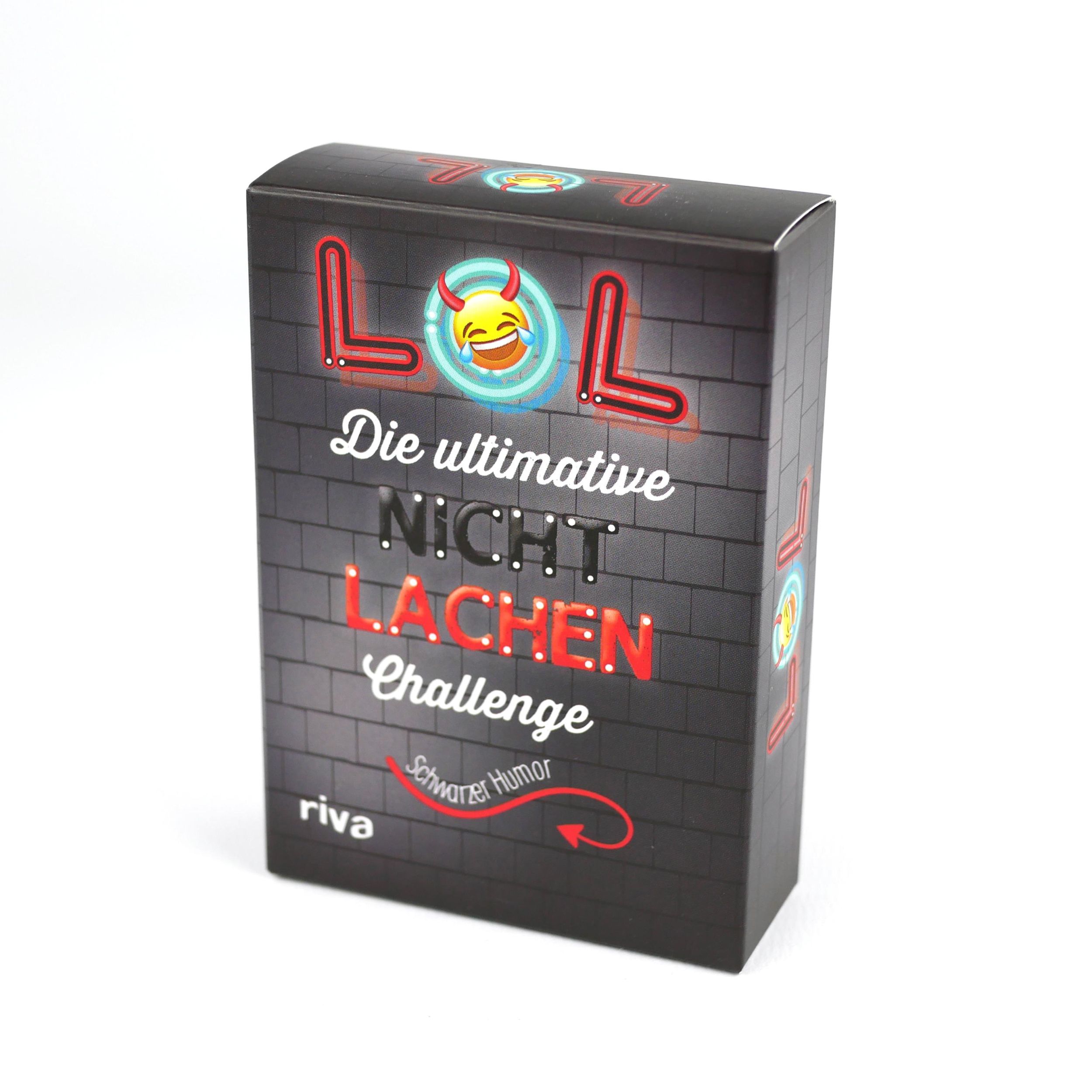 Bild: 9783742326201 | LOL - Die ultimative Nicht-lachen-Challenge - Schwarzer Humor | Box