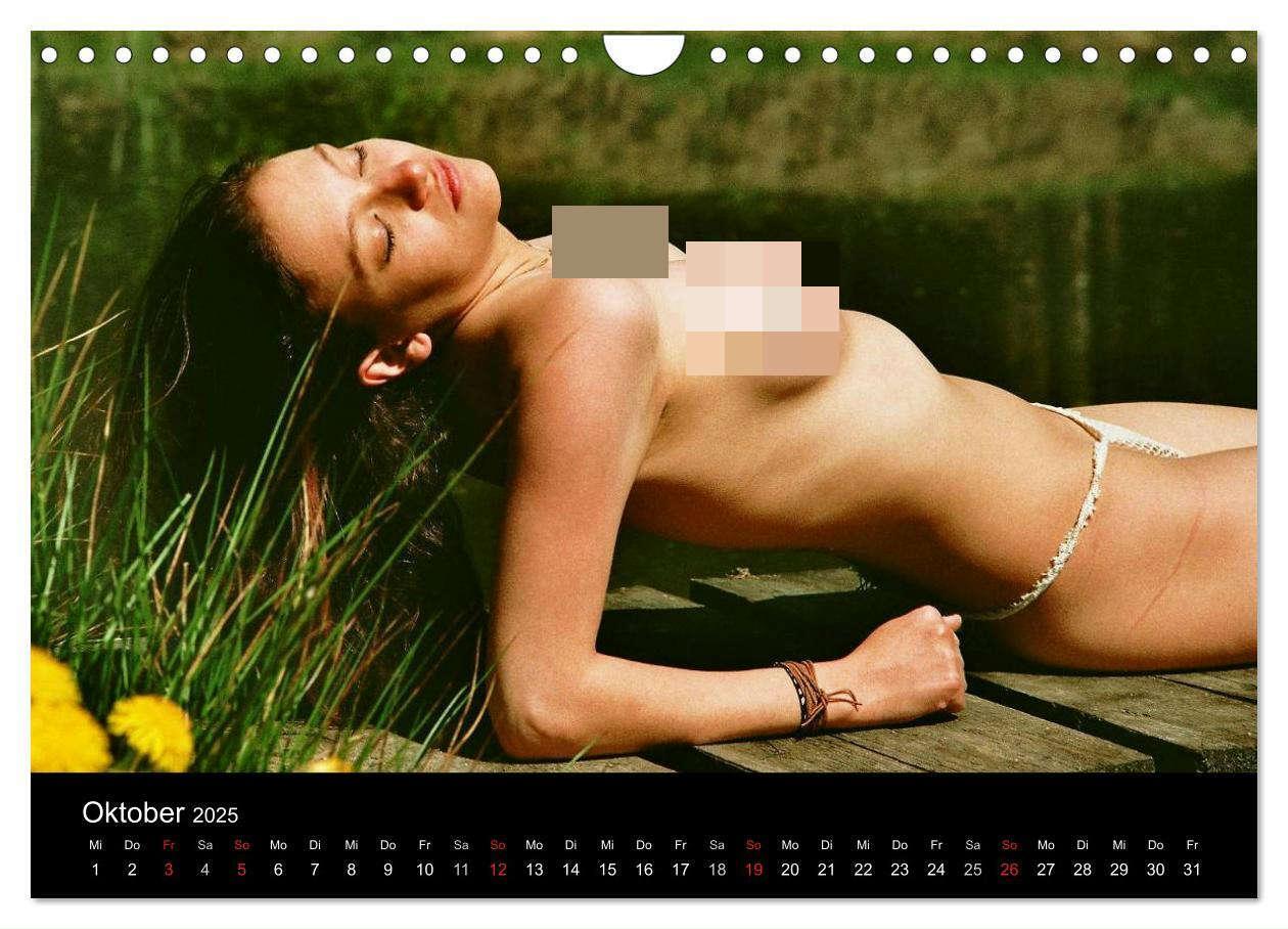 Bild: 9783435781881 | Natürlich nackt (Wandkalender 2025 DIN A4 quer), CALVENDO...