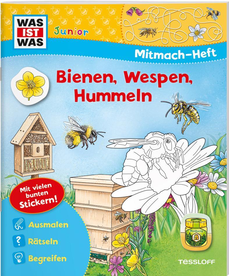 Cover: 9783788675813 | WAS IST WAS Junior Mitmach-Heft Bienen, Wespen, Hummeln | Stefan Lohr