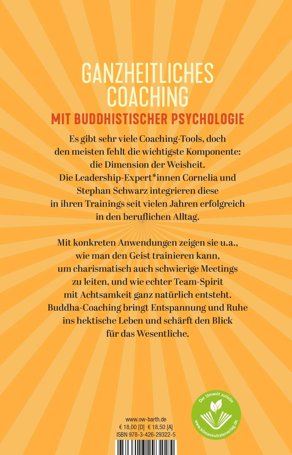 Rückseite: 9783426293225 | Buddha-Coaching | Spirituell und erfolgreich in Leben und Beruf | Buch