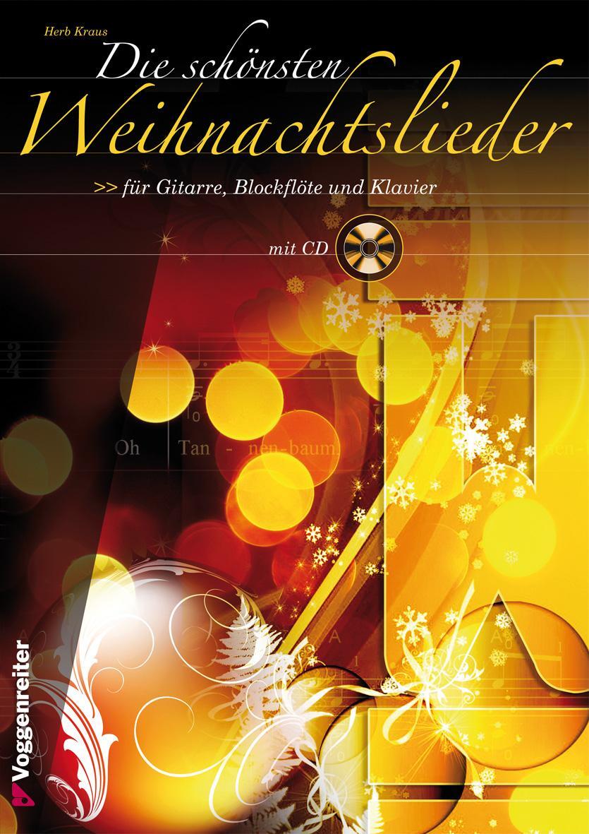 Cover: 9783802408434 | Die schönsten Weihnachtslieder | für Gitarre, Blockflöte und Klavier