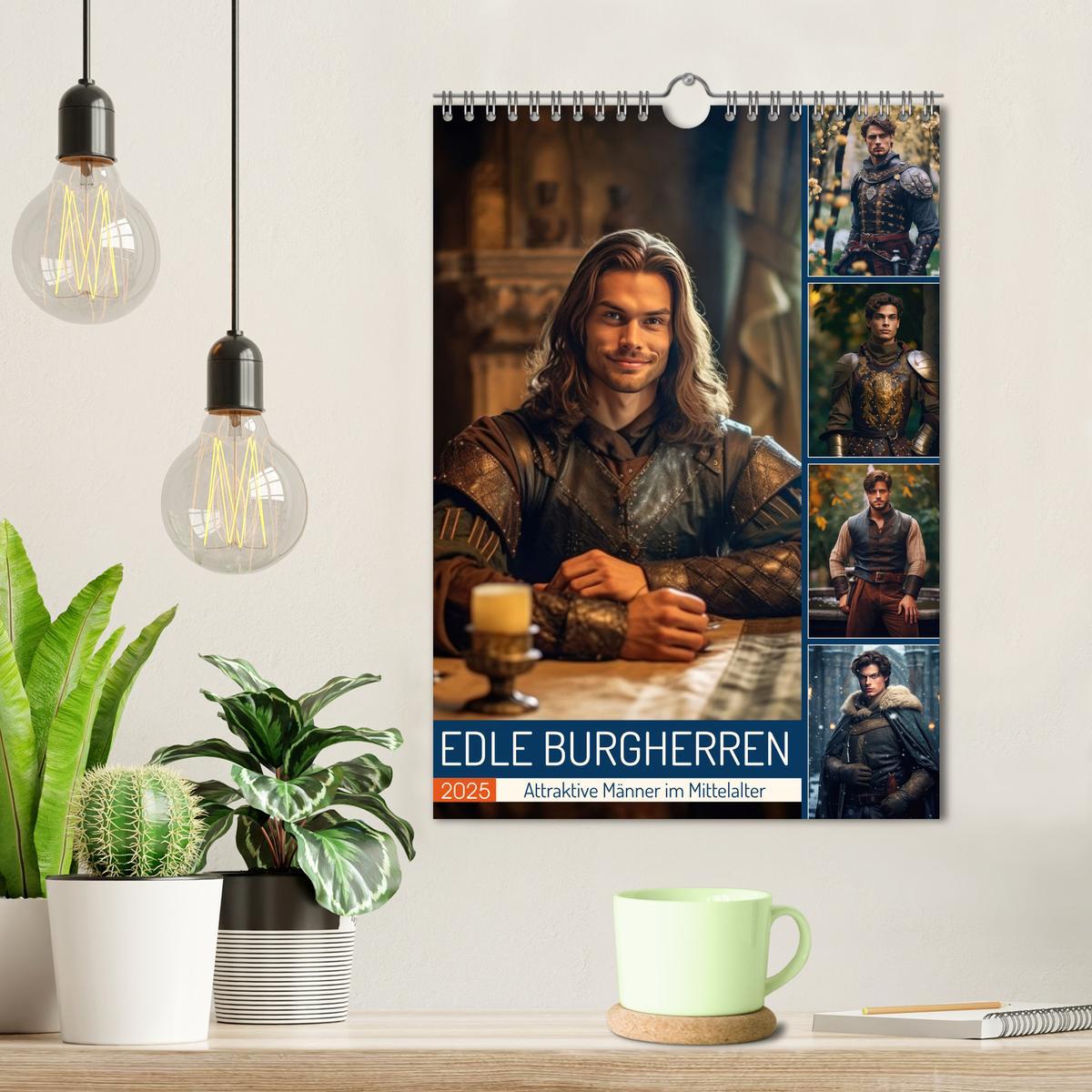 Bild: 9783435864324 | Edle Burgherren (Wandkalender 2025 DIN A4 hoch), CALVENDO...