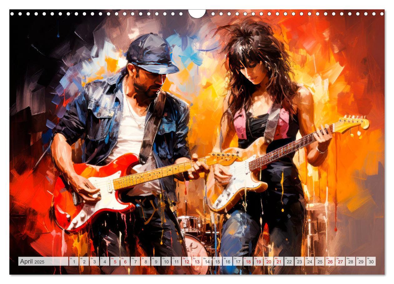 Bild: 9783383851841 | ROCK Spüre die grenzenlose Power (Wandkalender 2025 DIN A3 quer),...