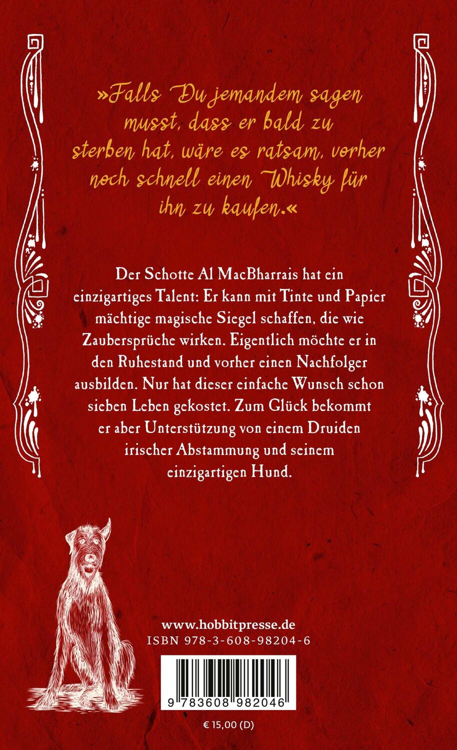 Rückseite: 9783608982046 | Papier &amp; Blut | Die Chronik des Siegelmagiers 2 | Kevin Hearne | Buch