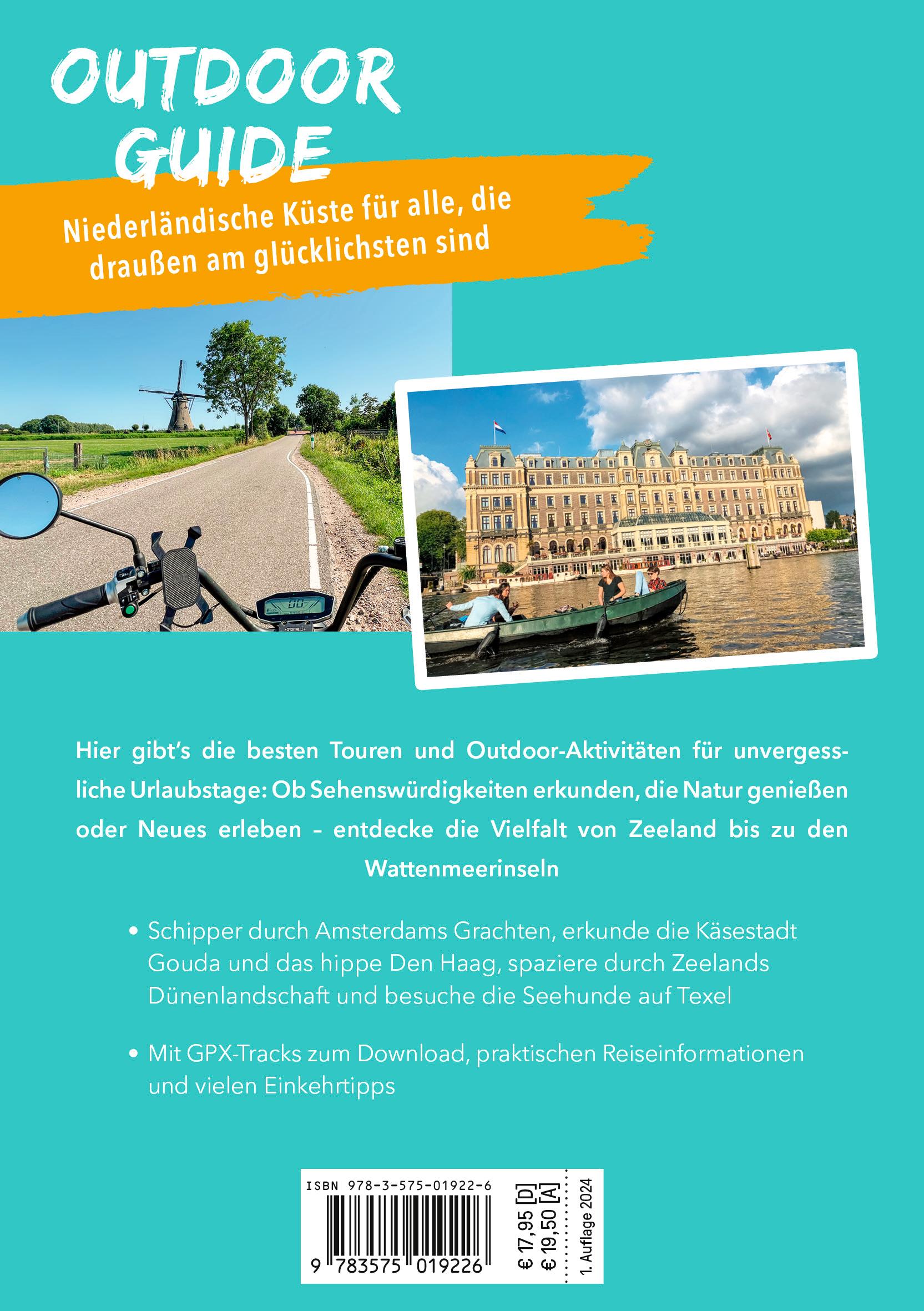 Rückseite: 9783575019226 | MARCO POLO OUTDOOR GUIDE Reiseführer Niederländische Küste | Johnen