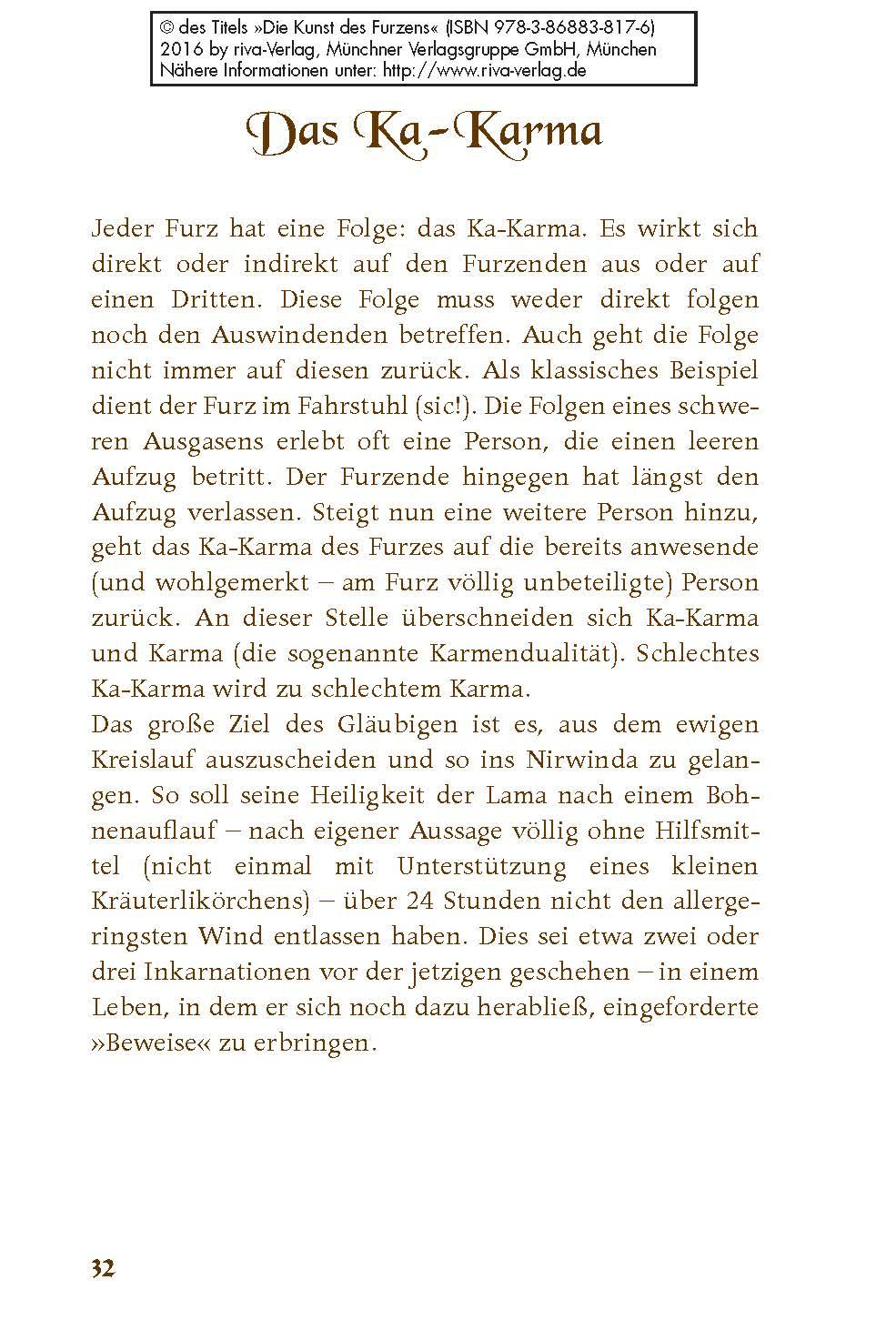 Bild: 9783868838176 | Die Kunst des Furzens | Darmei Lama | Buch | 112 S. | Deutsch | 2016