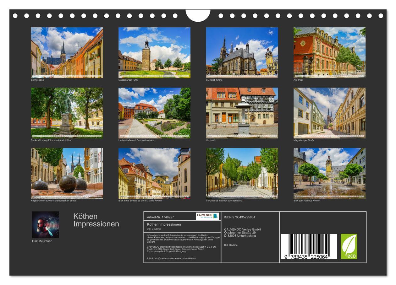 Bild: 9783435225064 | Köthen Impressionen (Wandkalender 2025 DIN A4 quer), CALVENDO...