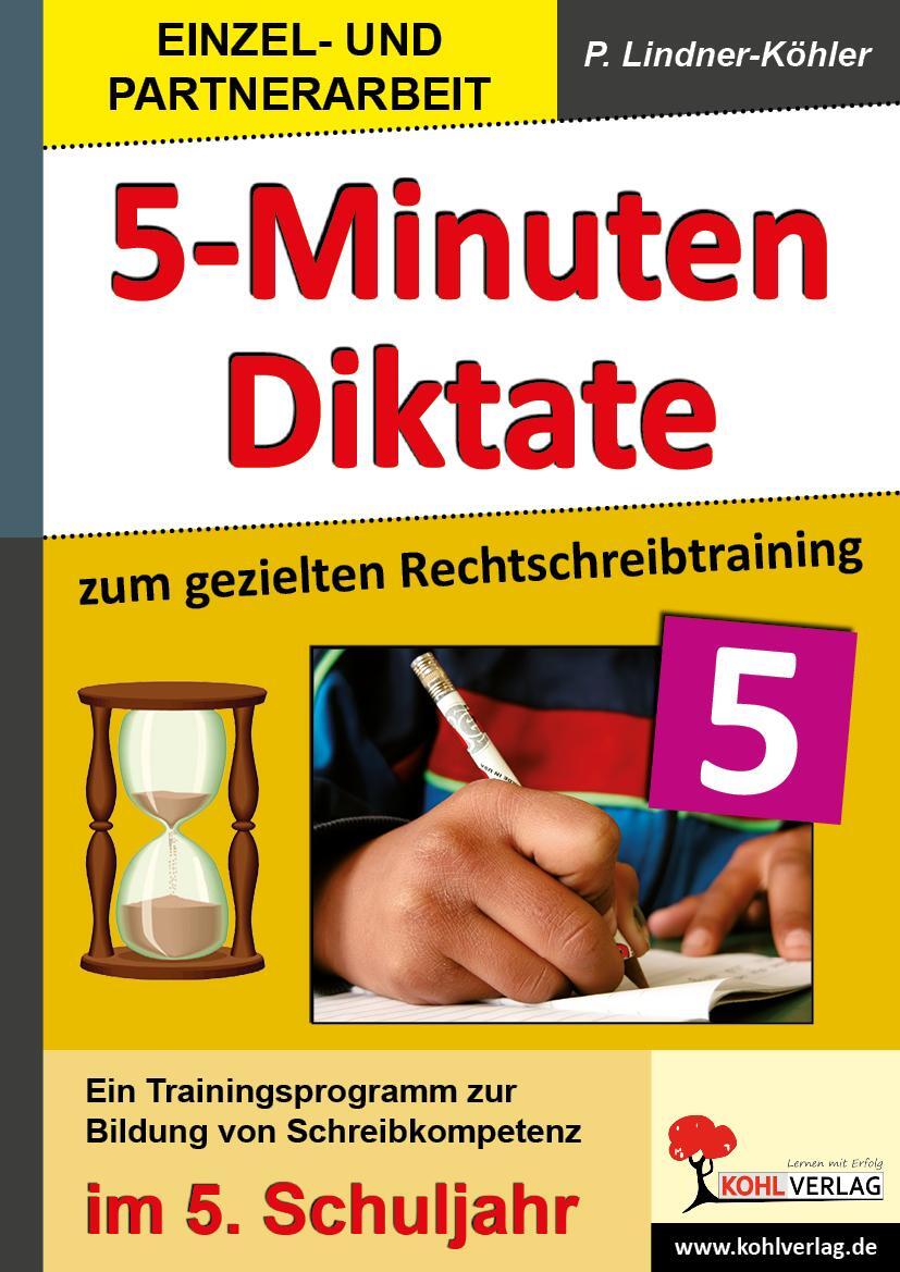 Cover: 9783866328846 | Fünf-Minuten-Diktate / 5. Schuljahr zum gezielten Rechtschreibtraining