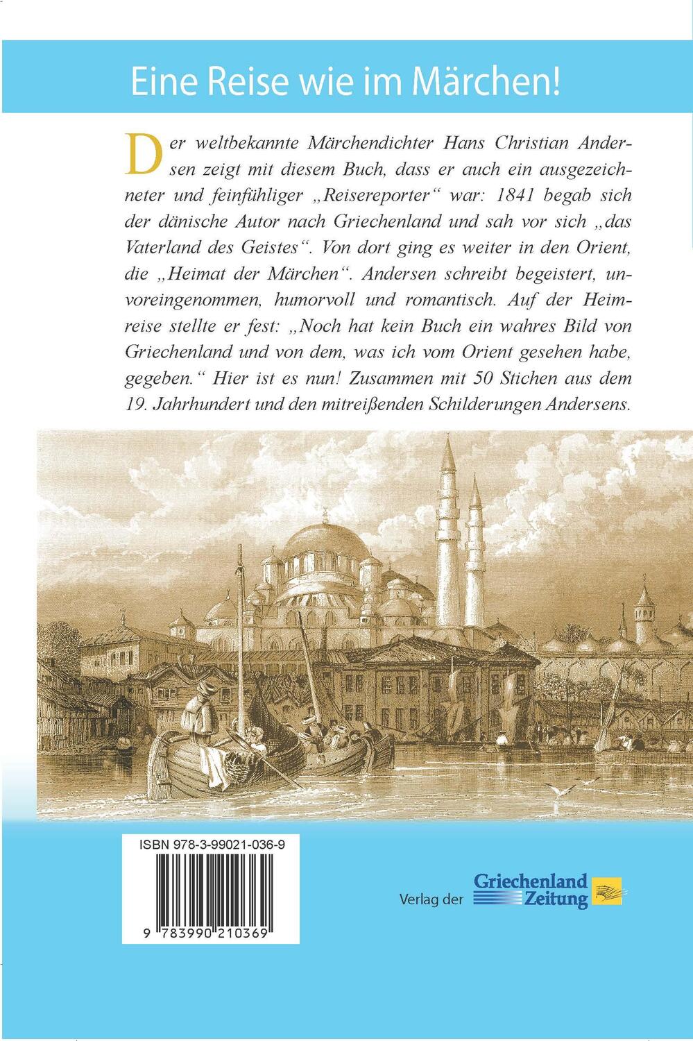 Rückseite: 9783990210369 | Griechenland und der Orient | Eine märchenhafte Reise | Andersen