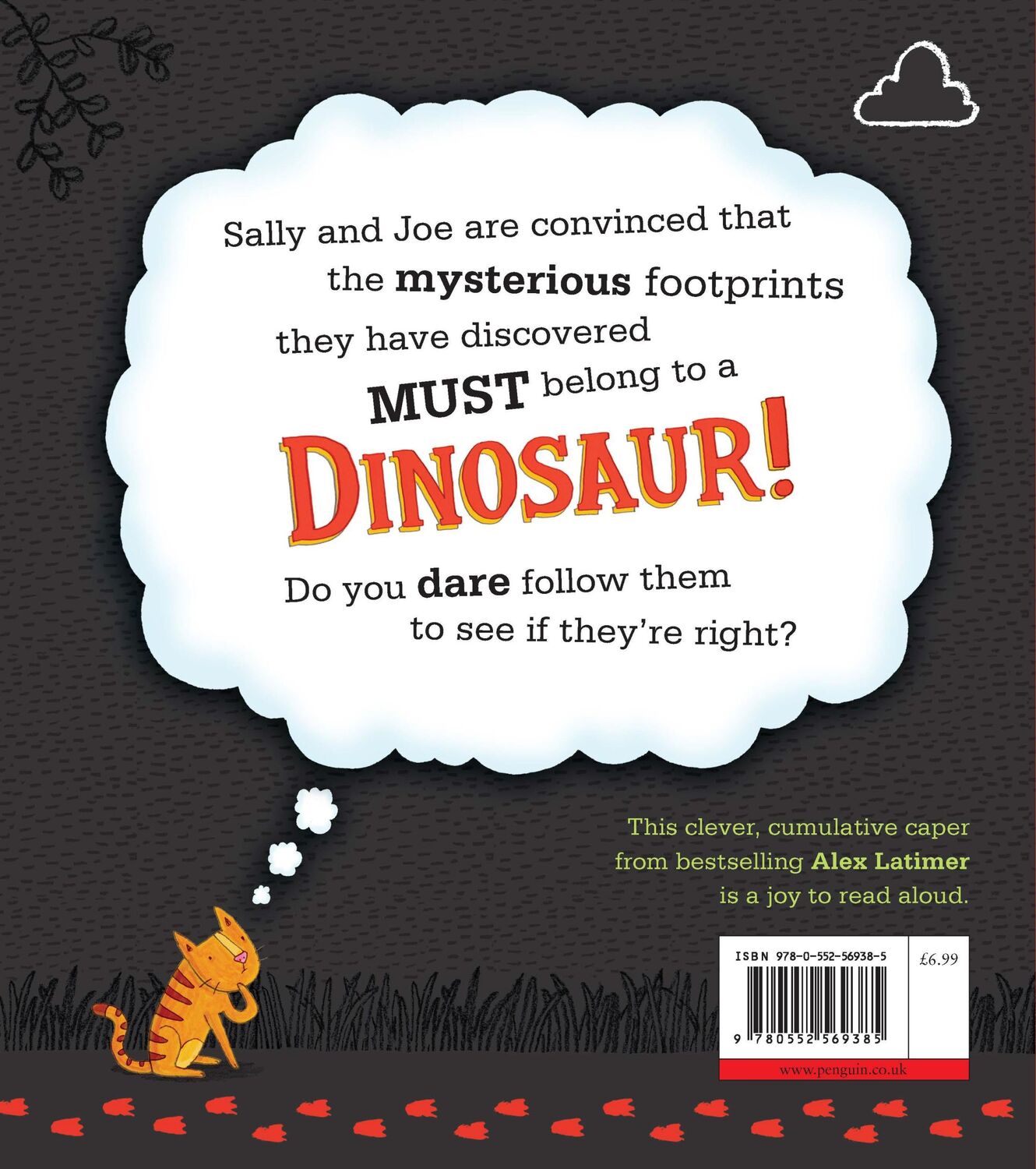 Rückseite: 9780552569385 | Never Follow a Dinosaur | Alex Latimer | Taschenbuch | 32 S. | 2016