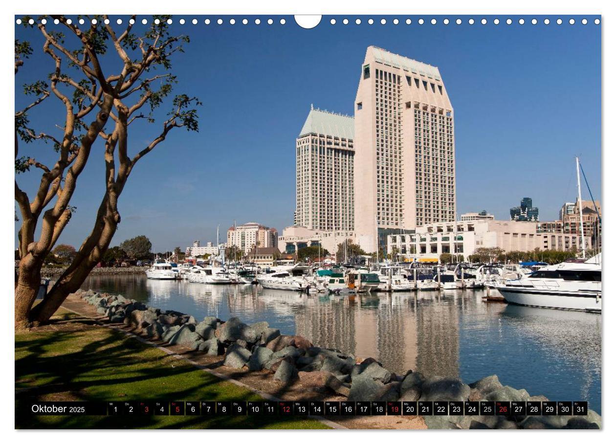 Bild: 9783435739752 | San Diego (Wandkalender 2025 DIN A3 quer), CALVENDO Monatskalender