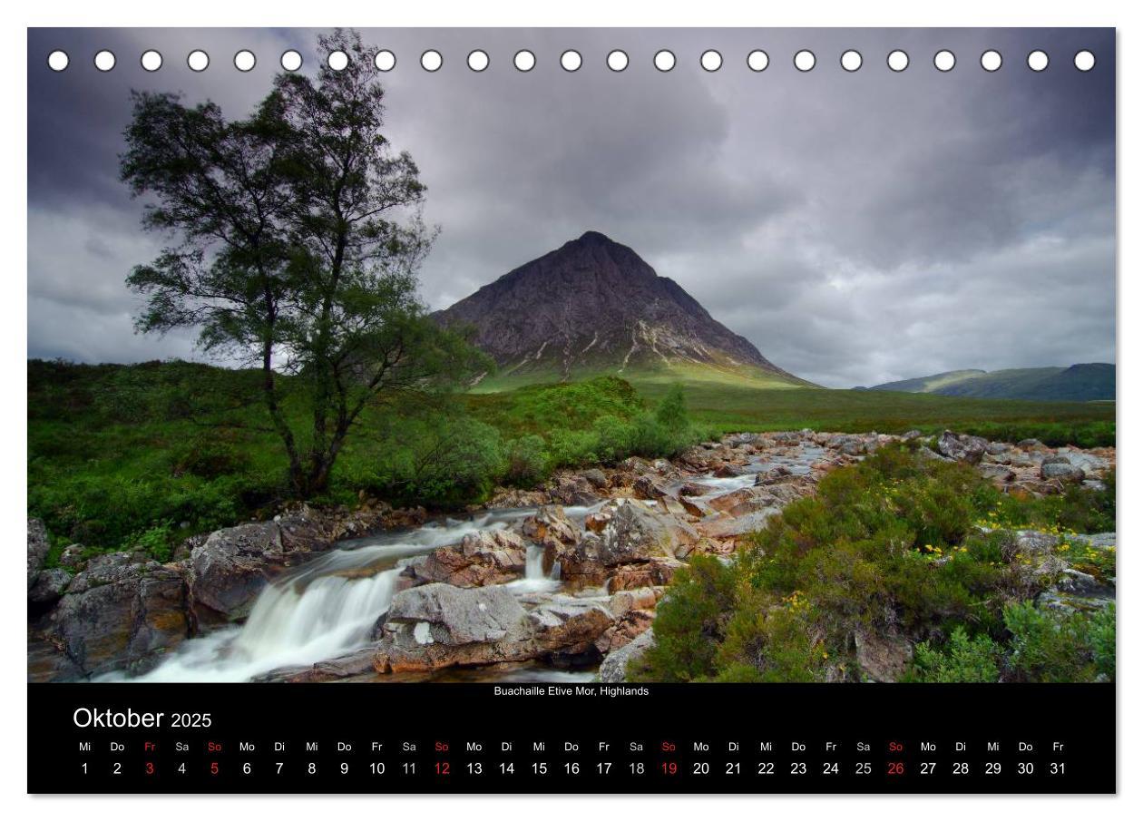 Bild: 9783435783991 | Schottland (Tischkalender 2025 DIN A5 quer), CALVENDO Monatskalender