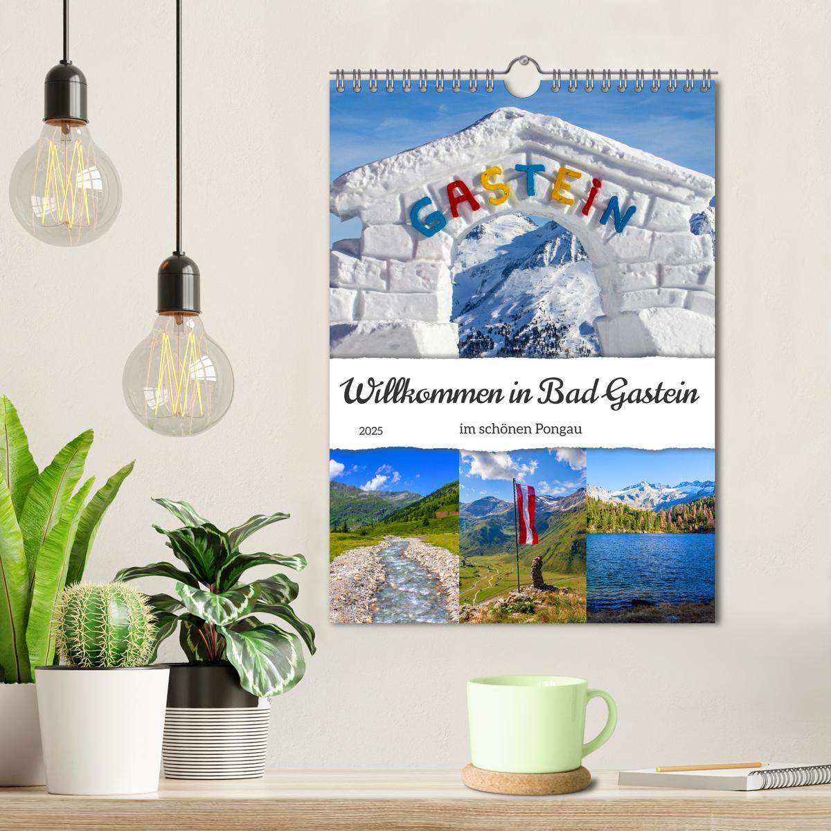 Bild: 9783435843220 | Willkommen in Bad Gastein (Wandkalender 2025 DIN A4 hoch), CALVENDO...