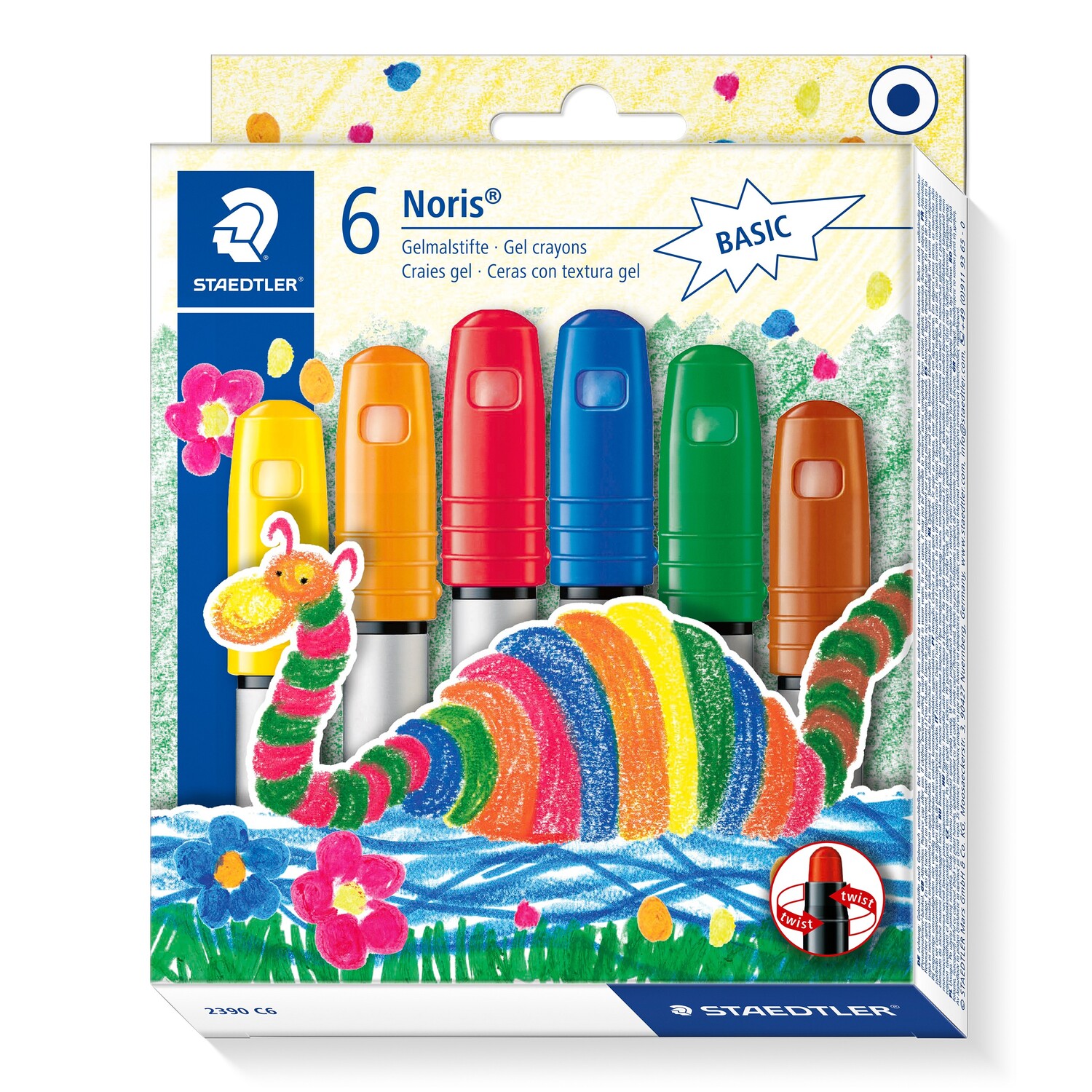 Cover: 4006608239008 | STAEDTLER Gelmalstifte Noris Basisfarben 6er Set | 2390 C6 | 2019