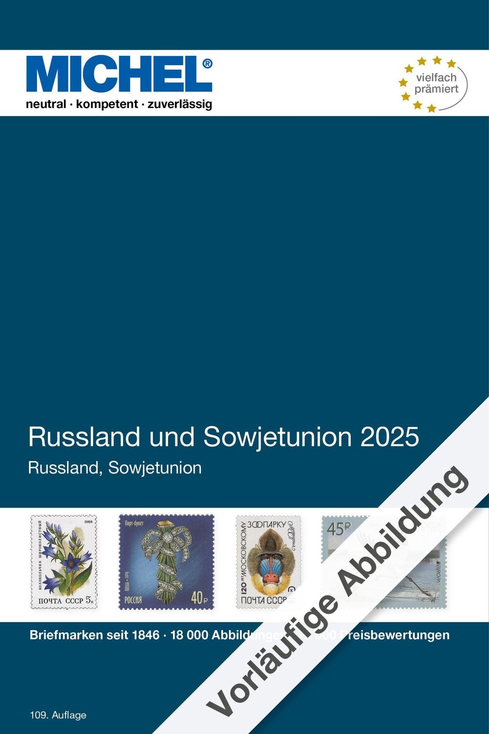 Cover: 9783954024865 | Russland und Sowjetunion 2024/2025 | Europa Teil 16 | Michel-Redaktion