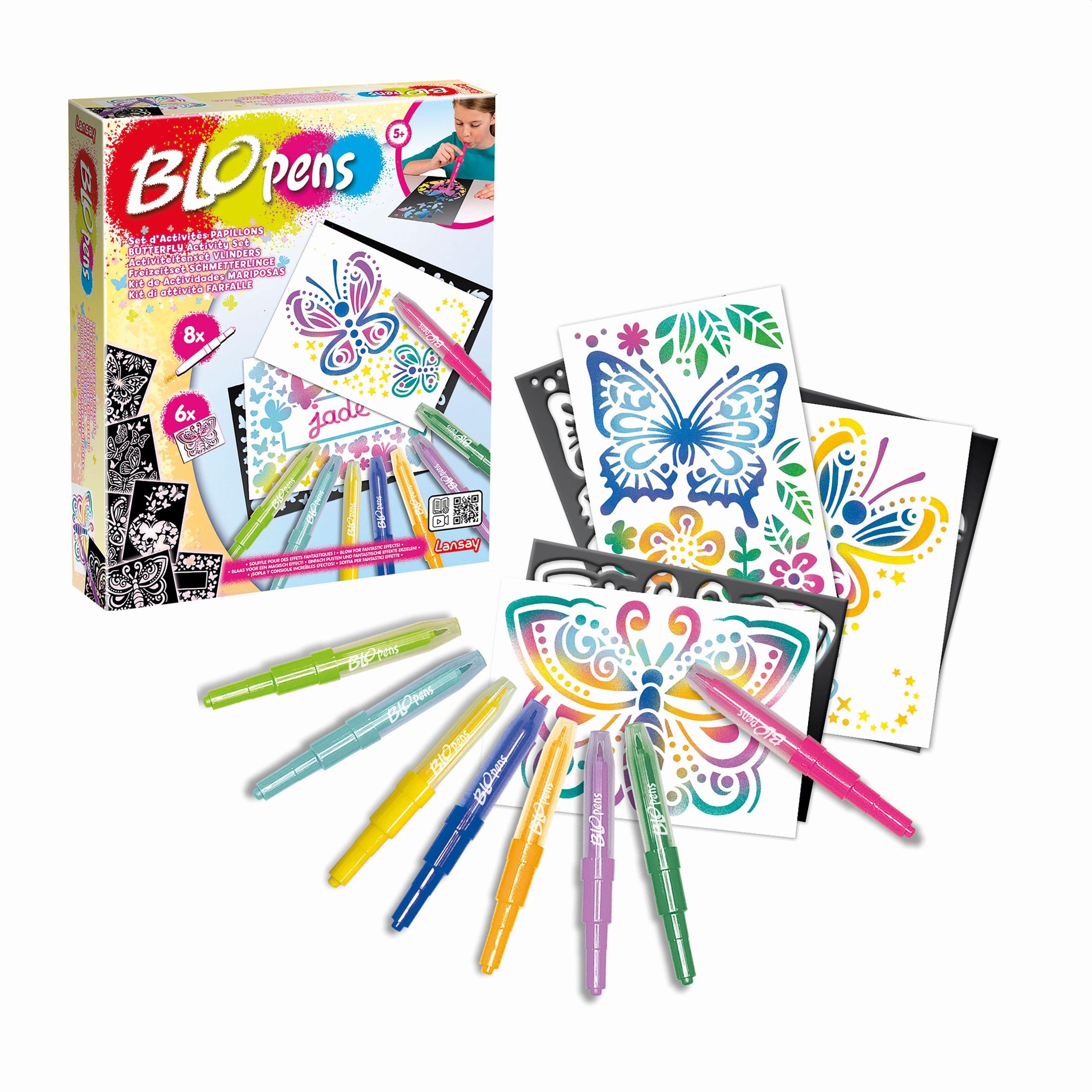 Bild: 3181860235768 | Blopens - Sprühstifteset Schmetterlinge | Lansay | 3223576 | Deutsch