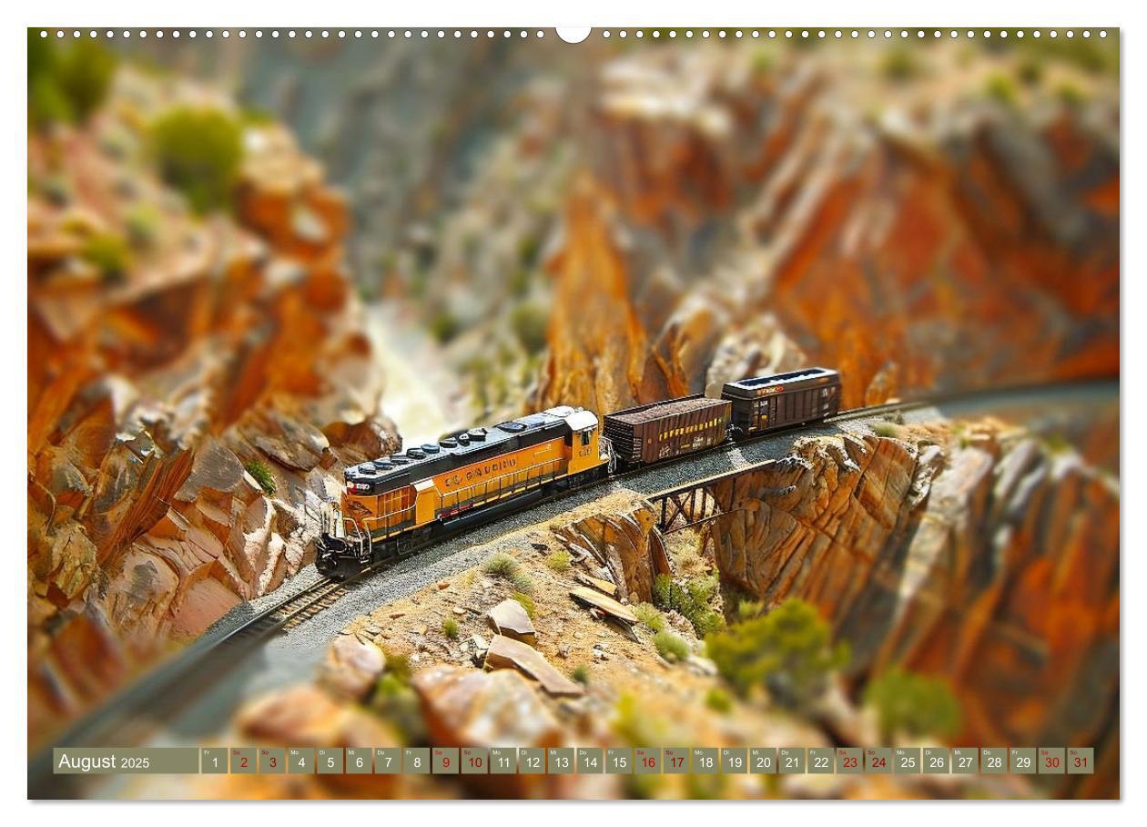 Bild: 9783435940561 | Miniaturwelt Eisenbahn - Zug um Zug ins Abenteuer (Wandkalender...