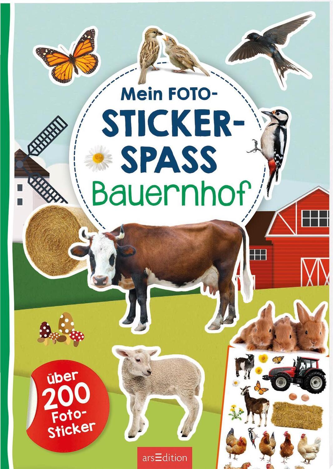 Cover: 9783845837079 | Mein Foto-Stickerspaß - Bauernhof | Über 200 Foto-Sticker | Buch