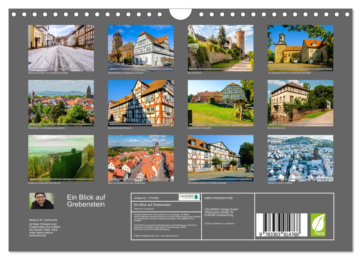 Bild: 9783383914768 | Ein Blick auf Grebenstein (Wandkalender 2025 DIN A4 quer), CALVENDO...