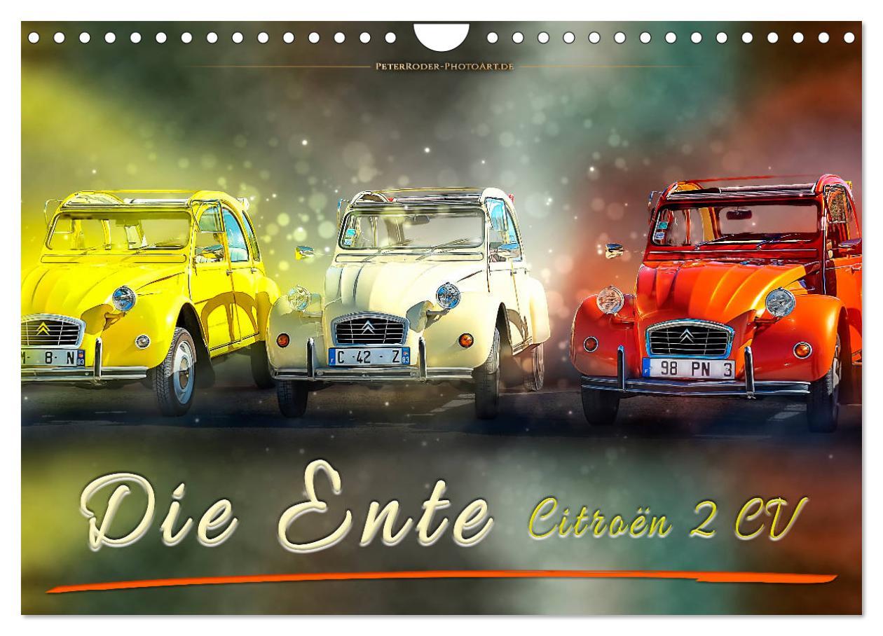 Cover: 9783435349432 | Die Ente - Citroën 2CV (Wandkalender 2025 DIN A4 quer), CALVENDO...