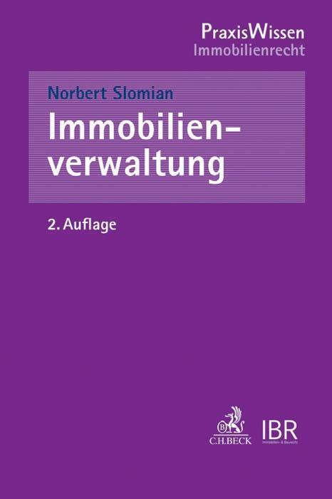 Cover: 9783406597039 | Immobilienverwaltung | Norbert Slomian | Taschenbuch | XX | Deutsch