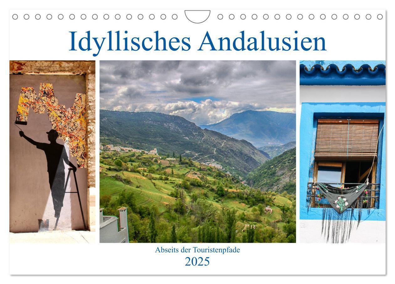 Cover: 9783435371044 | Idyllisches Andalusien (Wandkalender 2025 DIN A4 quer), CALVENDO...