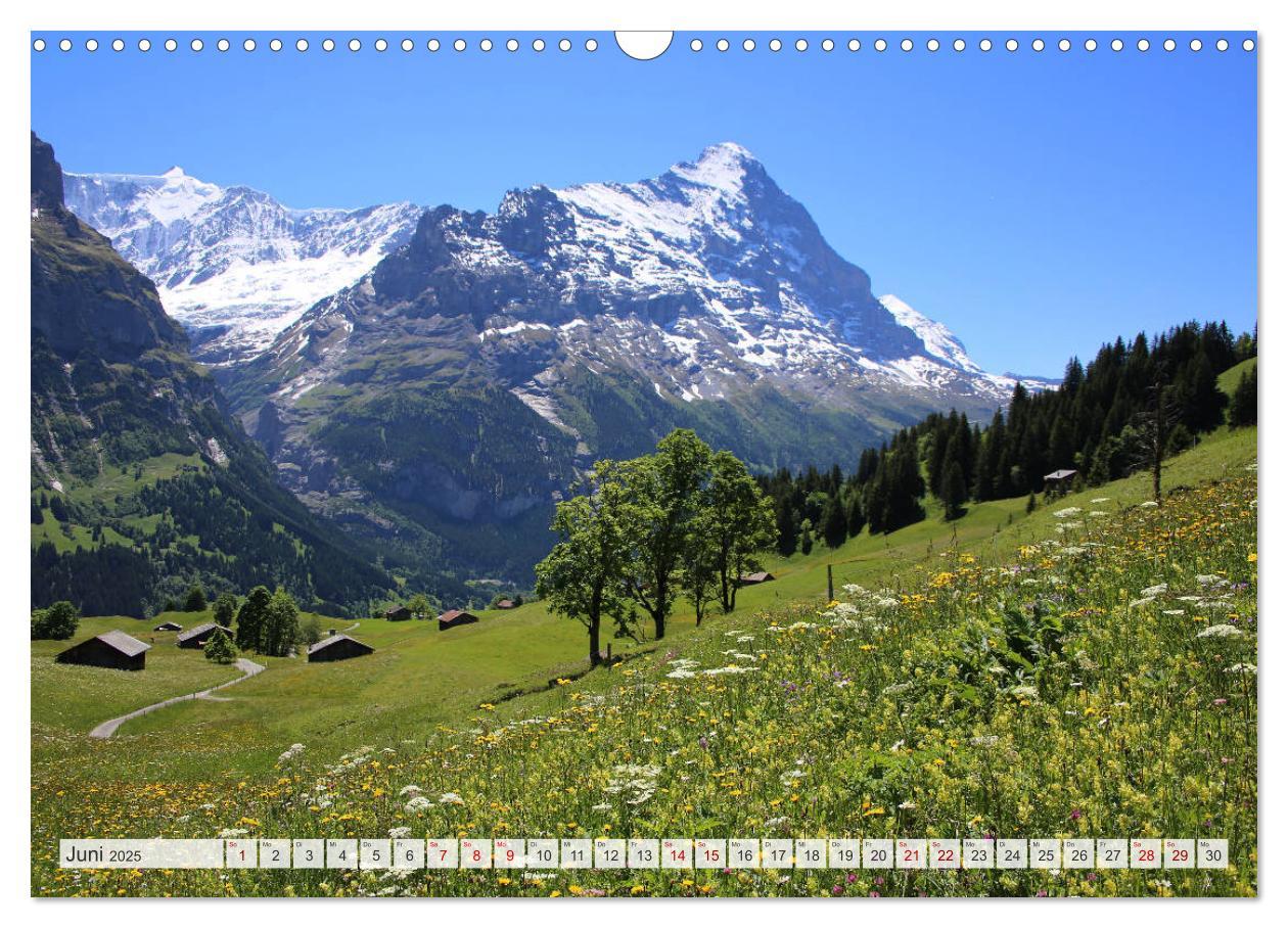 Bild: 9783435350490 | Bergblicke der Schweiz (Wandkalender 2025 DIN A3 quer), CALVENDO...