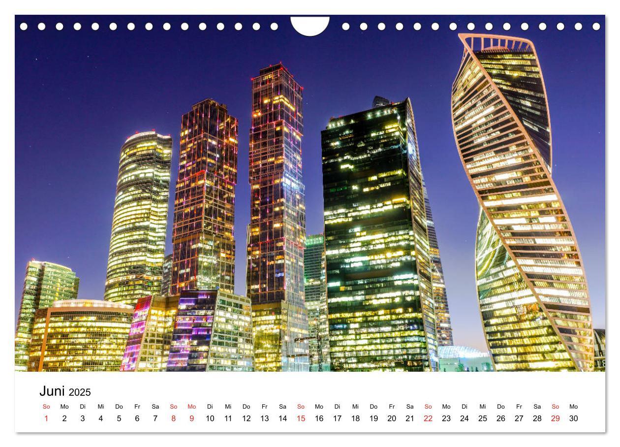 Bild: 9783435320448 | Moskau City (Wandkalender 2025 DIN A4 quer), CALVENDO Monatskalender