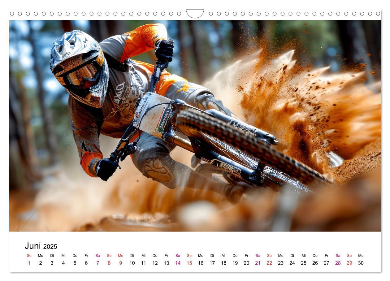 Bild: 9783457149850 | Mountainbike Erlebnisse (Wandkalender 2025 DIN A3 quer), CALVENDO...