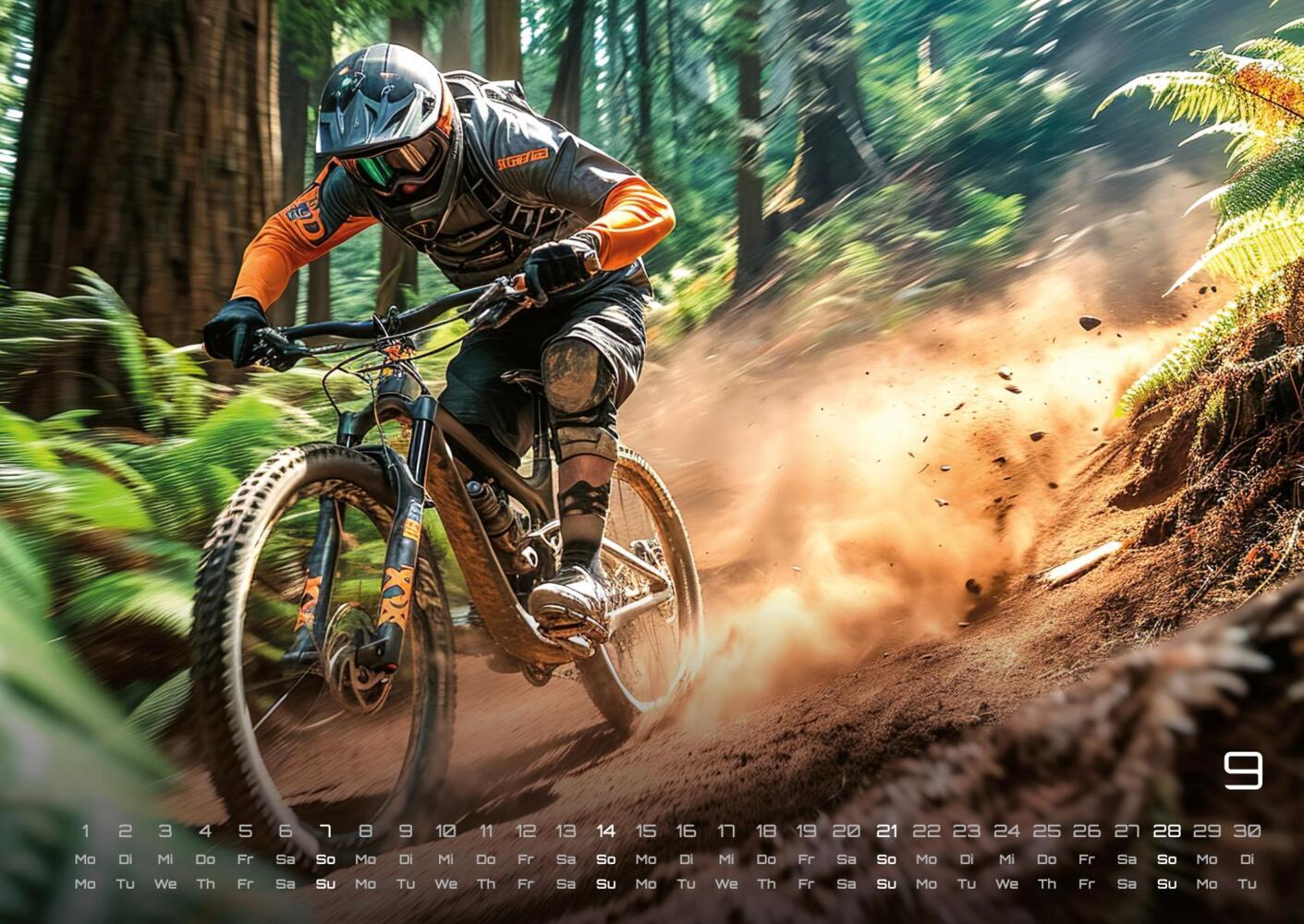 Bild: 9783986734121 | MTB Mountainbike - 2025 - Kalender DIN A2 | GP-Fever.de | Kalender