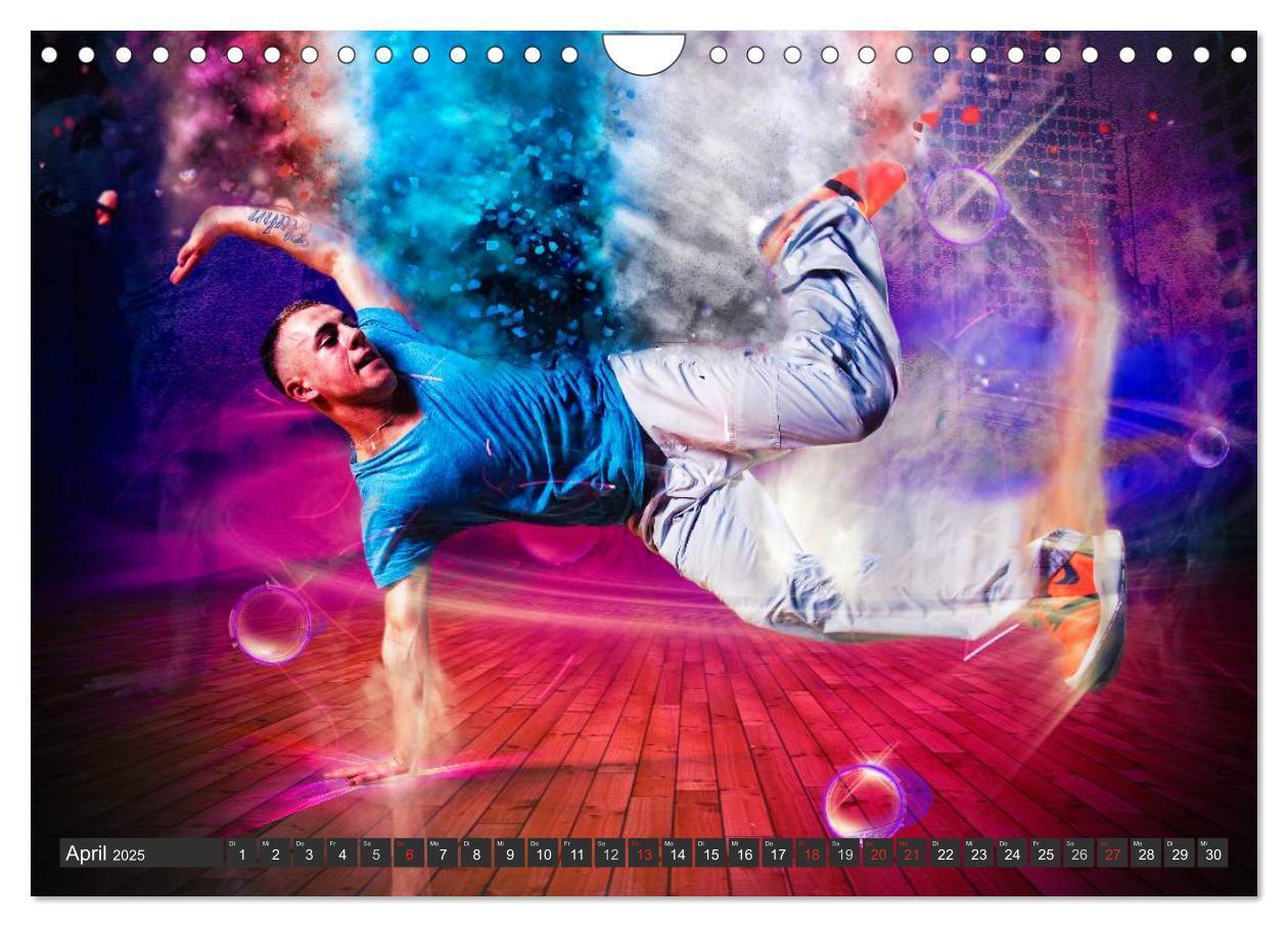 Bild: 9783435607570 | Break Dance (Wandkalender 2025 DIN A4 quer), CALVENDO Monatskalender