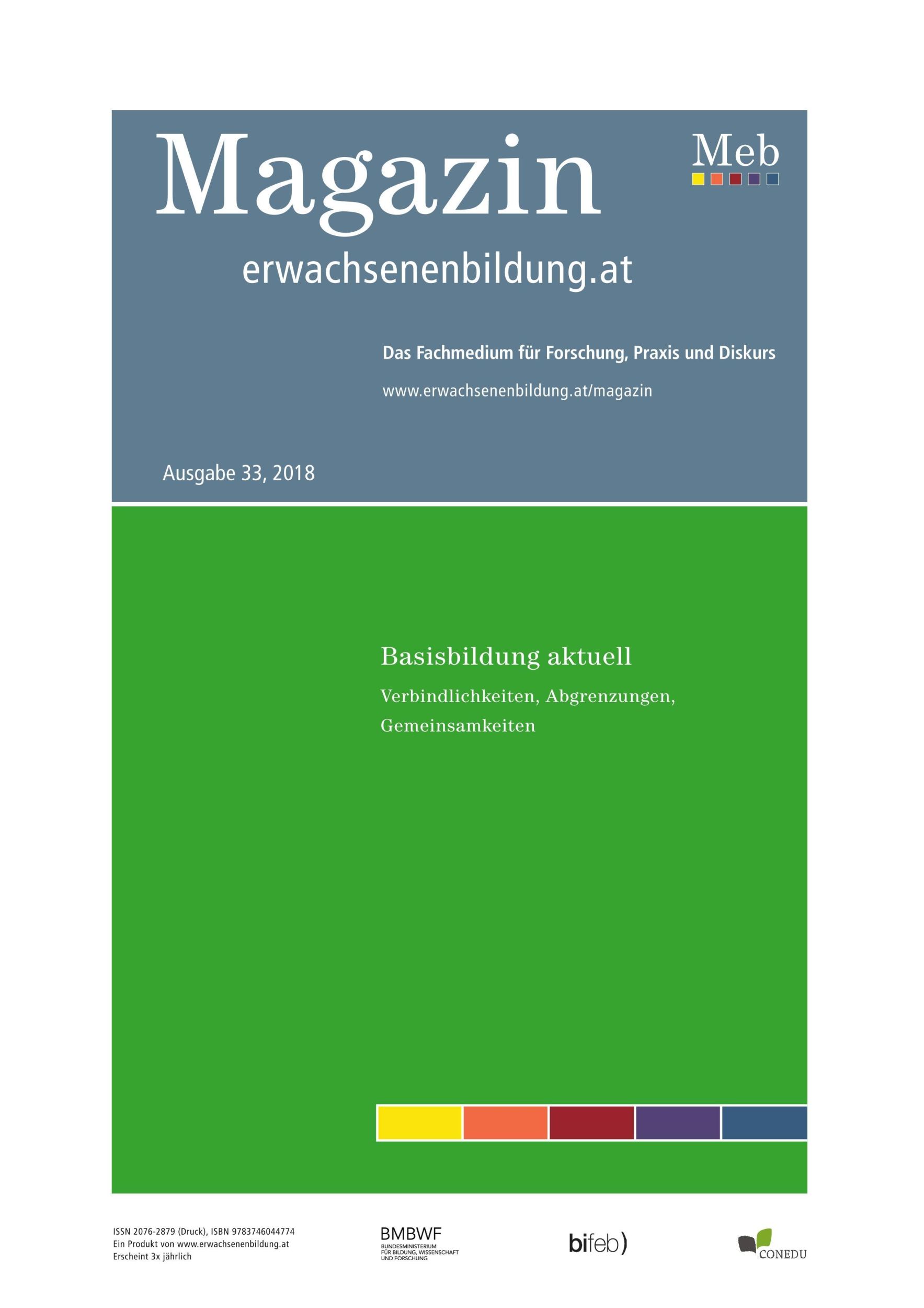 Cover: 9783746044774 | Basisbildung aktuell. Verbindlichkeiten, Abgrenzungen, Gemeinsamkeiten