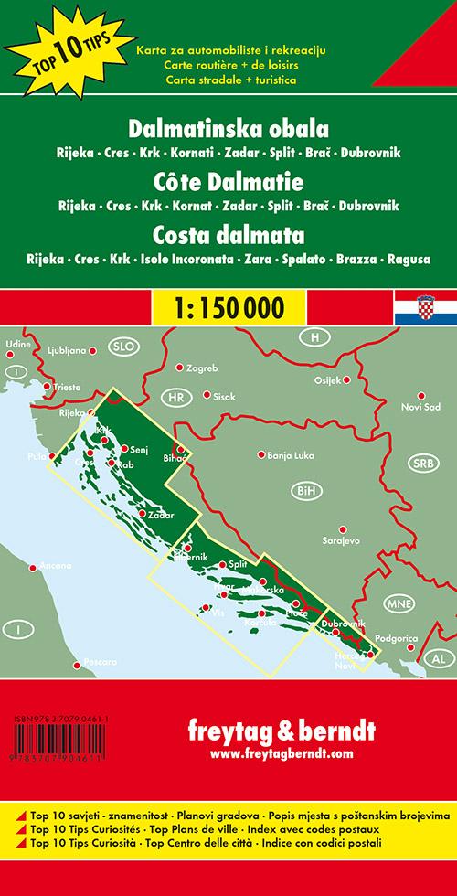 Rückseite: 9783707904611 | Dalmatinische Küste, Rijeka - Cres - Krk - Kornaten - Zadar - Split...