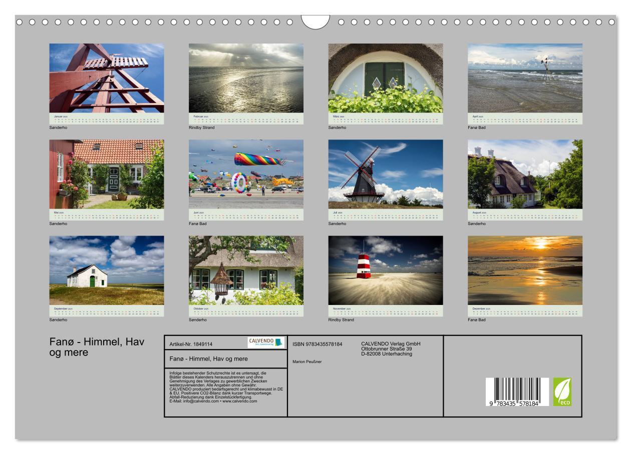 Bild: 9783435578184 | Fanø - Himmel, Hav og mere (Wandkalender 2025 DIN A3 quer),...