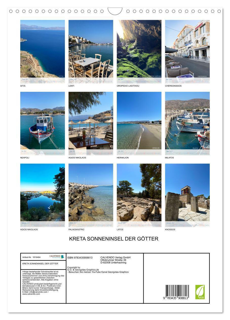 Bild: 9783435908813 | KRETA SONNENINSEL DER GÖTTER (Wandkalender 2025 DIN A3 hoch),...