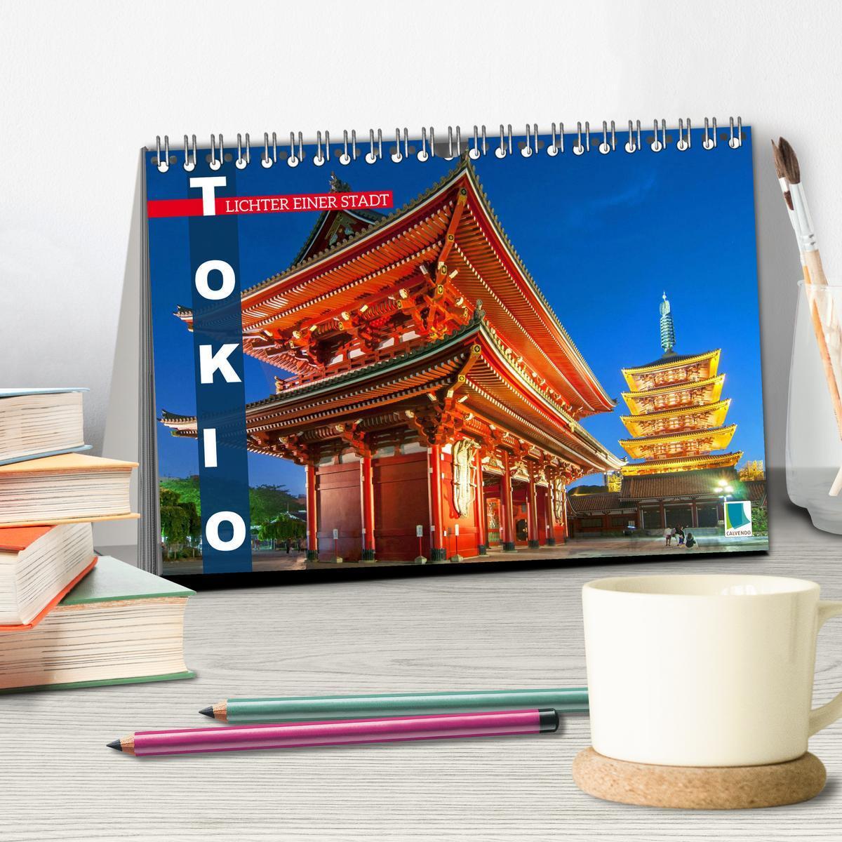 Bild: 9783457199770 | Tokio: Lichter einer Stadt (Tischkalender 2025 DIN A5 quer),...