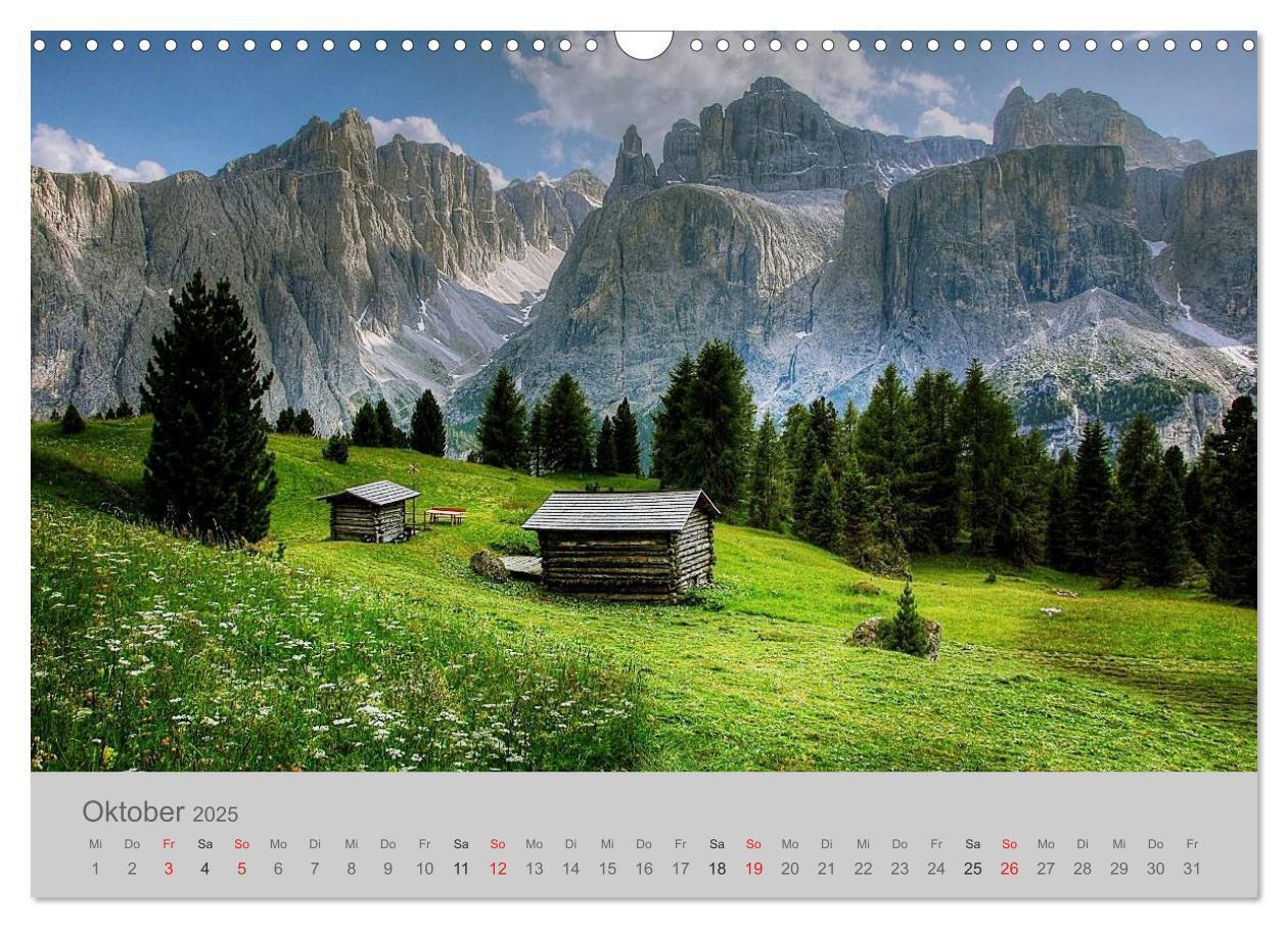 Bild: 9783435809059 | Südtirol - Gröden und Alta Badia (Wandkalender 2025 DIN A3 quer),...