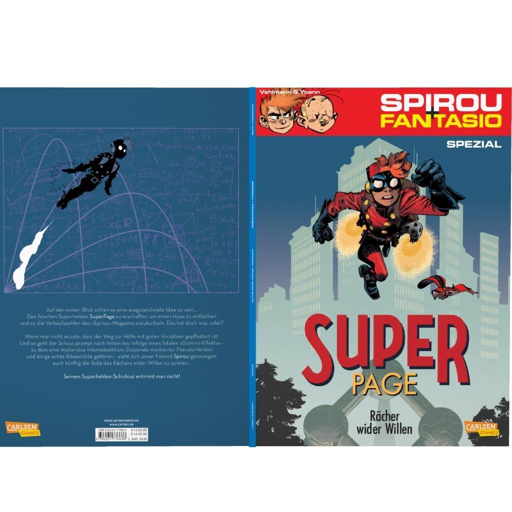 Bild: 9783551776686 | Spirou und Fantasio Spezial 29: Der Superpage 1 | Rächer wider Willen