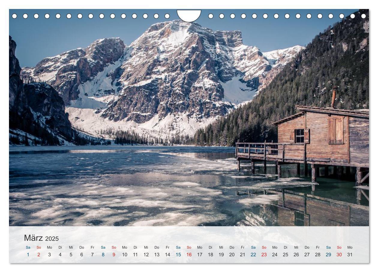 Bild: 9783383786525 | Dolomiten - Rundreise um Drei Zinnen (Wandkalender 2025 DIN A4...