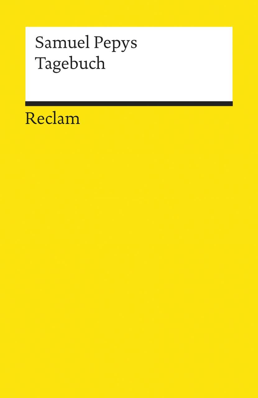 Cover: 9783150192498 | Tagebuch aus dem London des 17. Jahrhunderts | Samuel Pepys | Buch